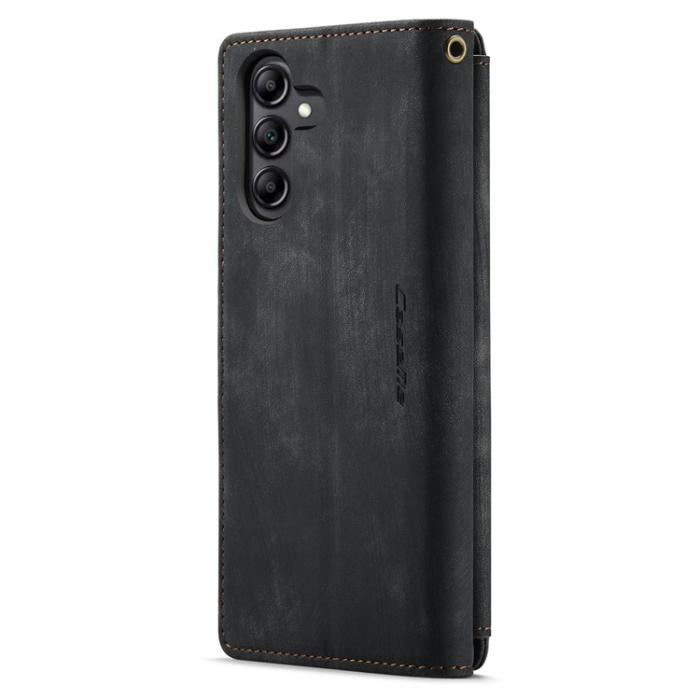 Caseme - CASEME Galaxy A24 4G Plånboksfodral C30 Zipper - Svart