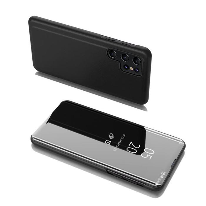 OEM - Clear View Fodral Galaxy S22 Ultra - Svart