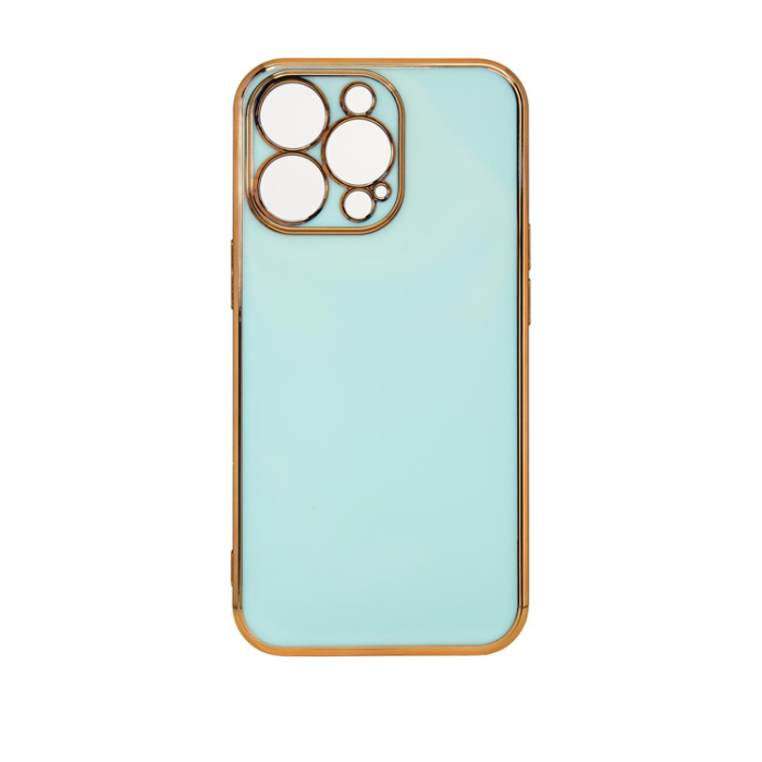 OEM - iPhone 12 Pro Max Skal Lighting Med Gelram - Mint