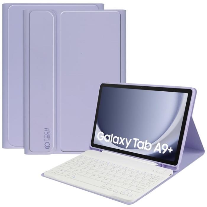 Tech-Protect - Tech-Protect Galaxy Tab A9 Plus Fodral med pennfack Plus - Voilet