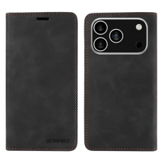 BETOPNICE - Betopnice iPhone 17 Pro Max Plånboksfodral Magnetic RFID Blocking - Svart