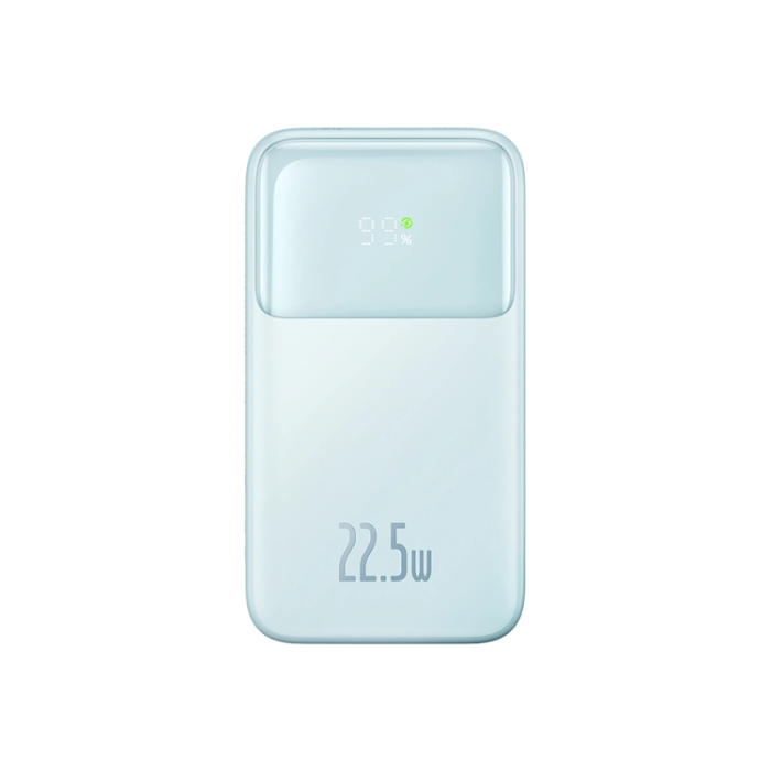 BASEUS - Baseus Powerbank 10000mAh 22.5W Med Kabel Comet - Blå