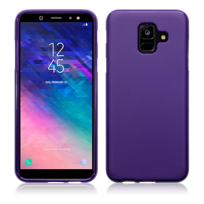 A-One Brand - Gel Skin Mobilskal Samsung Galaxy A6 2018 - Lila