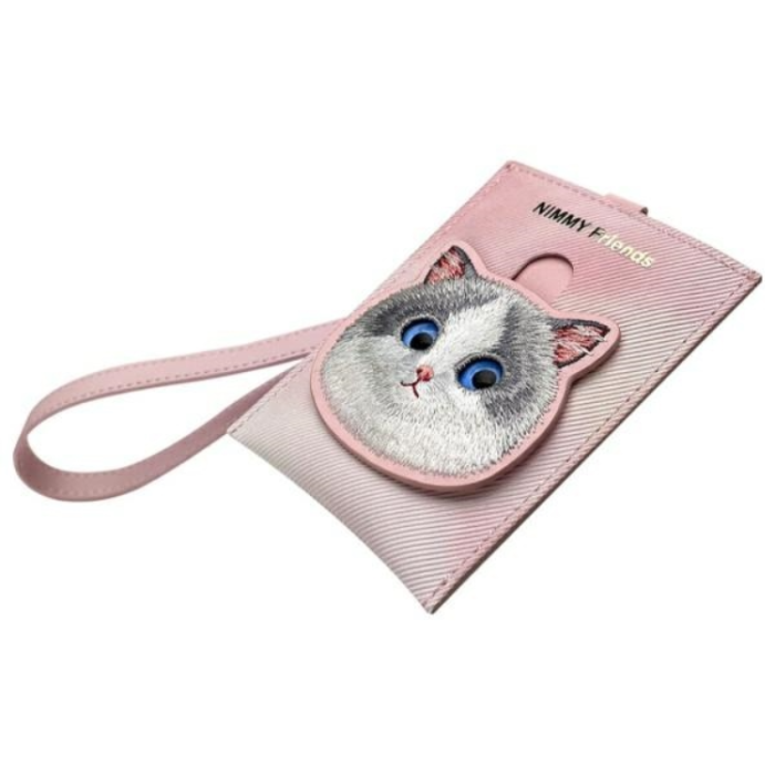 NIMMY - Nimmy Korthållare Big Eyed Pet 2.0 Cat - Rosa
