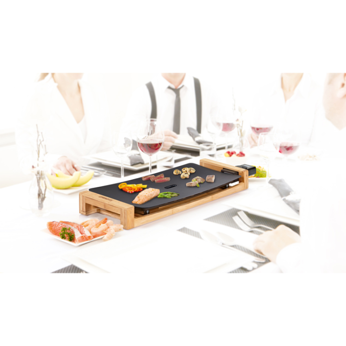 Princess - Princess Bordsgrill Table Chef Pure Black Bamboo 50X25