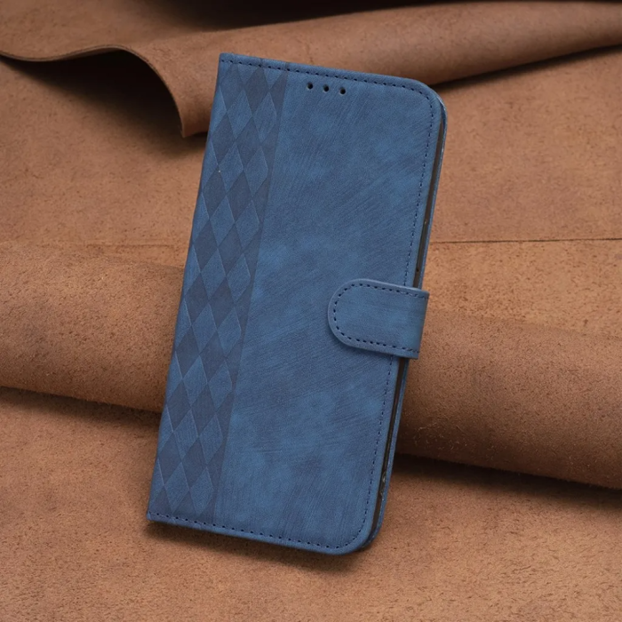 Taltech - iPhone 15 Plus Plånboksfodral Tryck - Blå