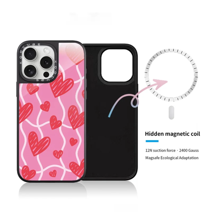 A-One Brand - iPhone 15 Pro Mobilskal MagSafe Aluminium Silikon