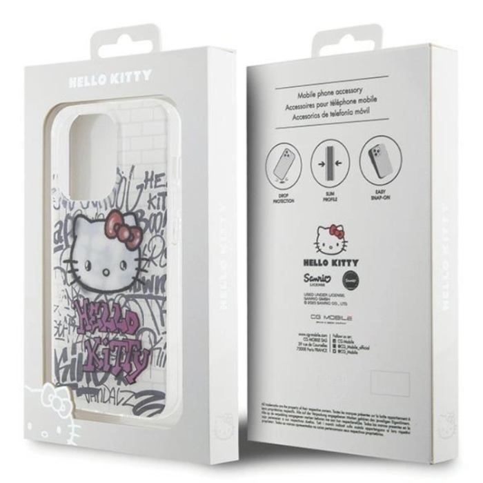 Hello Kitty - Hello Kitty iPhone 11/XR Mobilskal Bricks Graffiti - Vit
