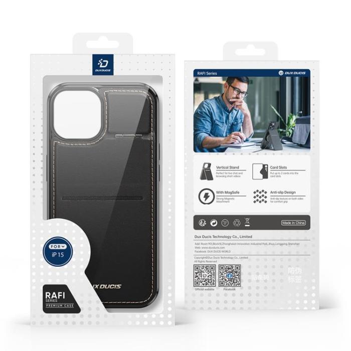 Dux Ducis - Dux Ducis iPhone 15 Plus Mobilskal Korthållare Magsafe RFID