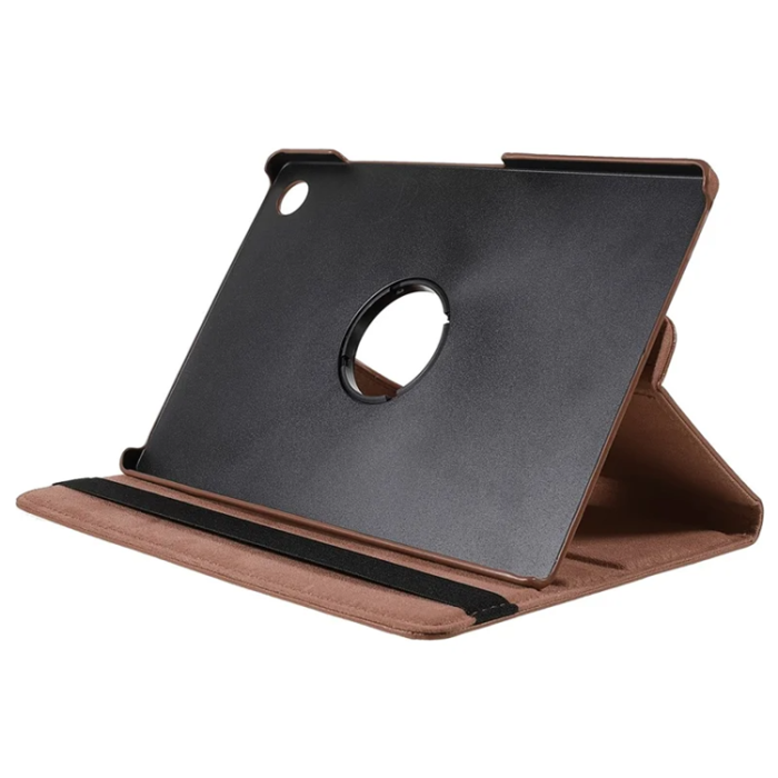 A-One Brand - Galaxy Tab A9 Plus Fodral Rotating Stand PU - Brun
