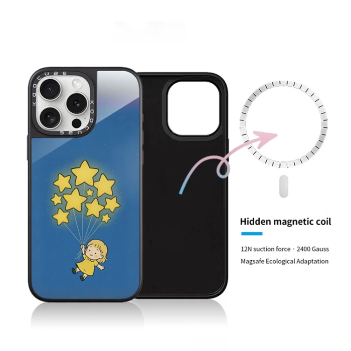 A-One Brand - iPhone 15 Pro Mobilskal MagSafe Aluminium Silikon