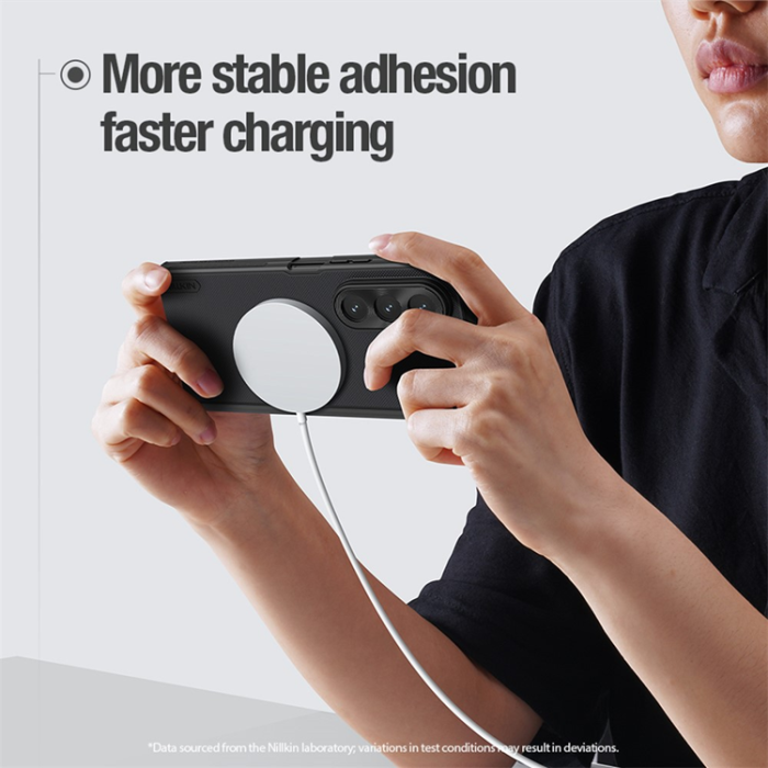 Nillkin - NILLKIN Galaxy Z Fold 7 Mobilskal MagSafe Super Frosted - Svart