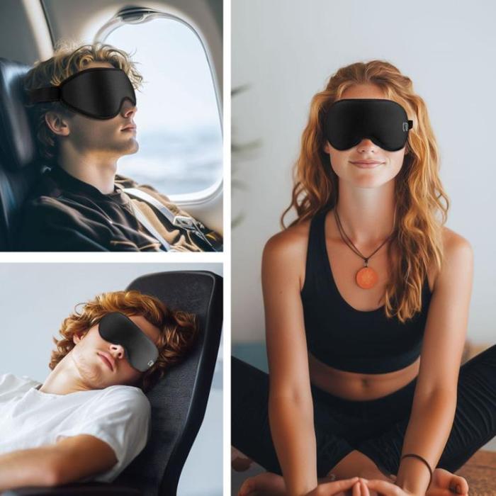 Tech-Protect - Tech-Protect Eyeshade Sömnmask - Matte Svart