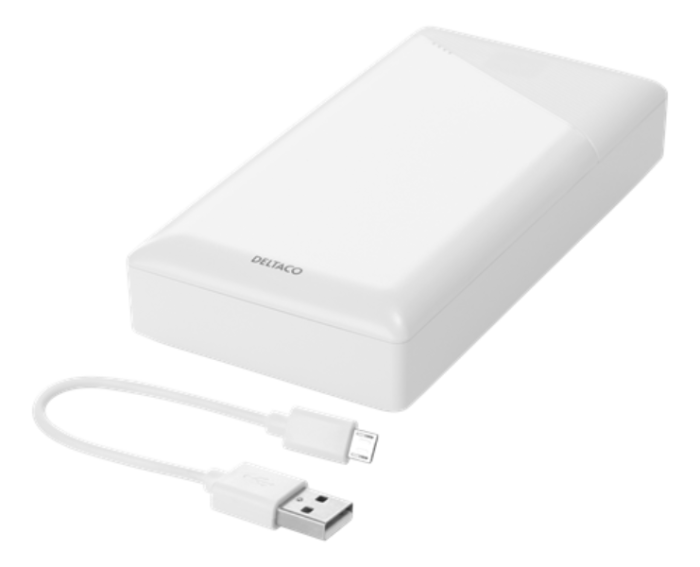 UTGATT1 - DELTACO Powerbank 20000 mAh - Vit
