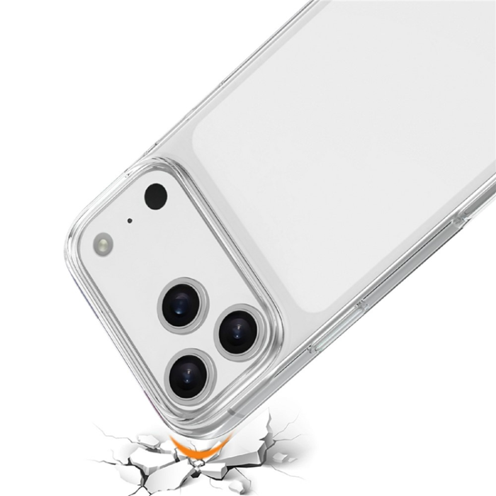 A-One Brand - iPhone 17 Pro Mobilskal TPU med Härdat Glas - Clear