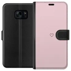 Gustaf - Pl&aring;nboksfodral till Samsung Galaxy S7 med Litet Hj&auml;rta