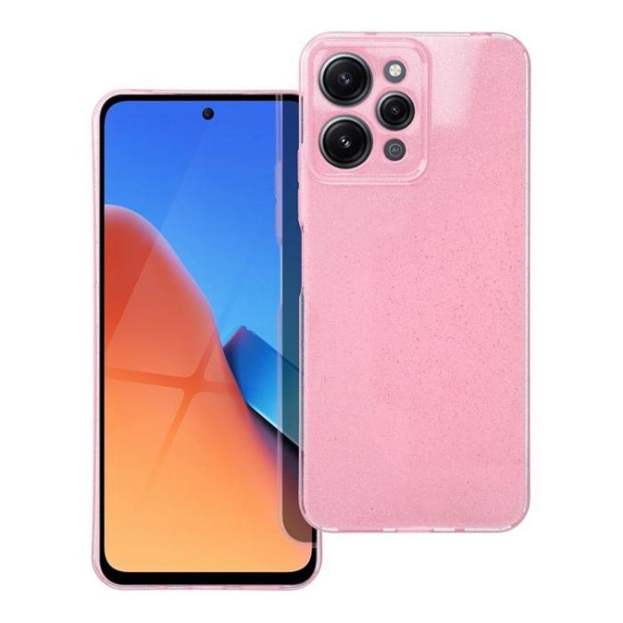 OEM - Xiaomi Redmi 12 Mobilskal Clear 2mm Blink - Rosa