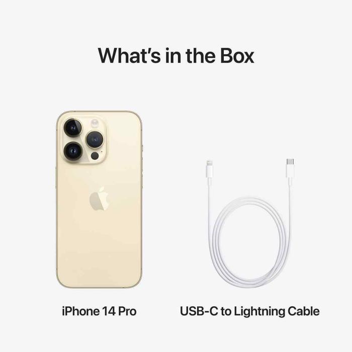 Apple - Apple iPhone 14 Pro - 6GB - 128GB - Guld