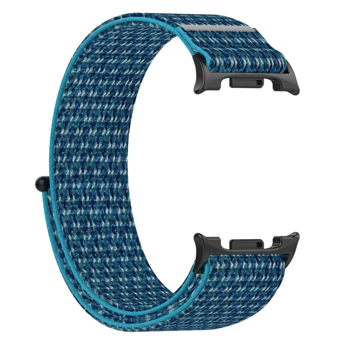A-One Brand - Galaxy Watch 8 (44mm/40mm)/8 Classic (46mm) Armband Vävt - Havsblå