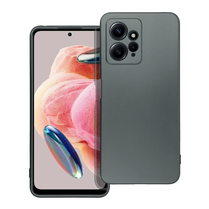 OEM - Xiaomi Redmi Note 12 4G Mobilskal Metallic - Grå