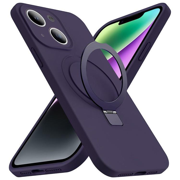 iPhone 15 Mobilskal Magsafe Liquid Silikon - Lila | 2353 | AlltMobil