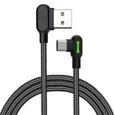 MCDODO - MCDODO USB-A - USB-C Kabel 3M CA-5283 Button - Svart