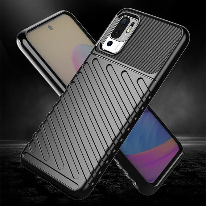 OEM - Thunder Flexible Skal Xiaomi Redmi Note 10 / Poco M3 Pro - Svart