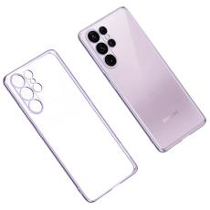 SULADA - SULADA TPU Mobilskal f&ouml;r Galaxy S23 Ultra, Klar - Lila