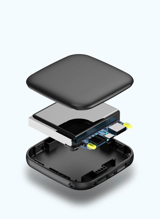 UTGATT1 - Portabel Mini Powerbank - 5000 mAh - Svart
