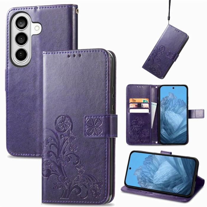 OEM - Plånboksfodral för Samsung Galaxy S26 Plus Konstläder - Lila