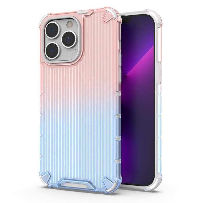 OEM - iPhone 14 Pro Max Skal Ombre Protect - Rosa/Blå