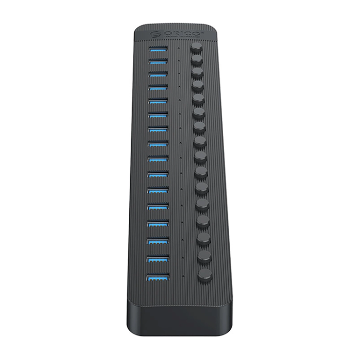 ORICO - Orico Hubb 16xUSB-A 3.0 med Strömbrytare - Svart