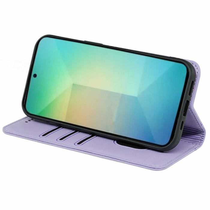 OEM - Plånboksfodral för Samsung Galaxy S26 Magnetiskt Konstläder - Lila