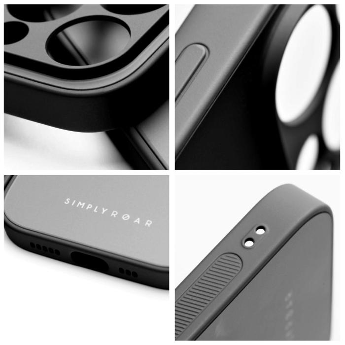 Roar - Roar Matte Glass Skal för iPhone 11 Pro Max svart