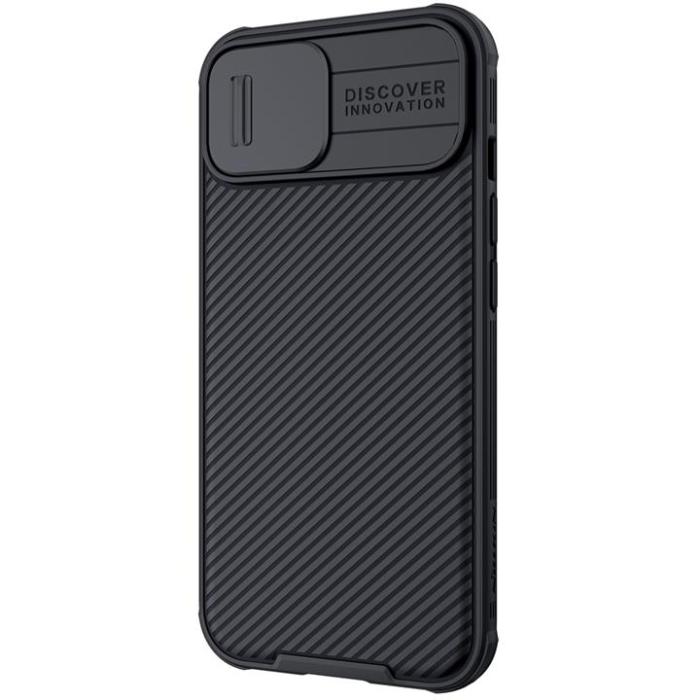 UTGATT1 - Nillkin iPhone 13 Skal MagSafe CamShield Pro Magnetic Armored - Svart