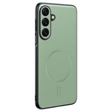 OEM - Mobilskal f&ouml;r Samsung Galaxy S26 Magnetiskt Konstl&auml;der TPU + PC - Gr&ouml;n