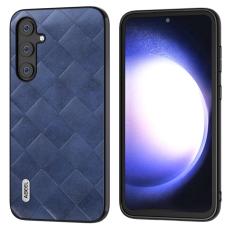 ABEEL - ABEEL Mobilskal till Samsung Galaxy S23 FE Anti-drop PU L&auml;der Bl&aring;