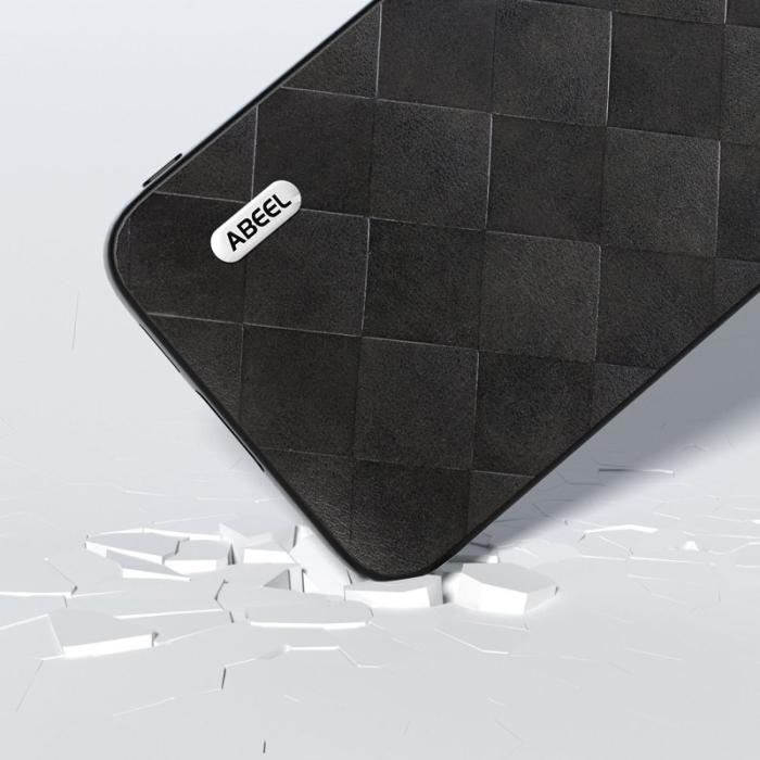 ABEEL - ABEEL Mobilskal till Samsung Galaxy S23 FE Anti-drop PU Läder Svart