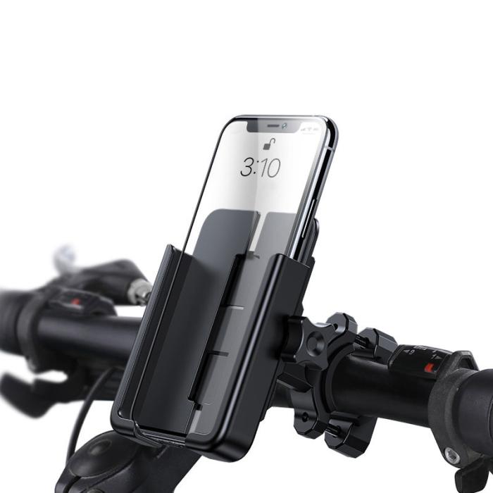 Wozinsky - Wozinsky Metal Bike Smartphone Styre Mount - Svart