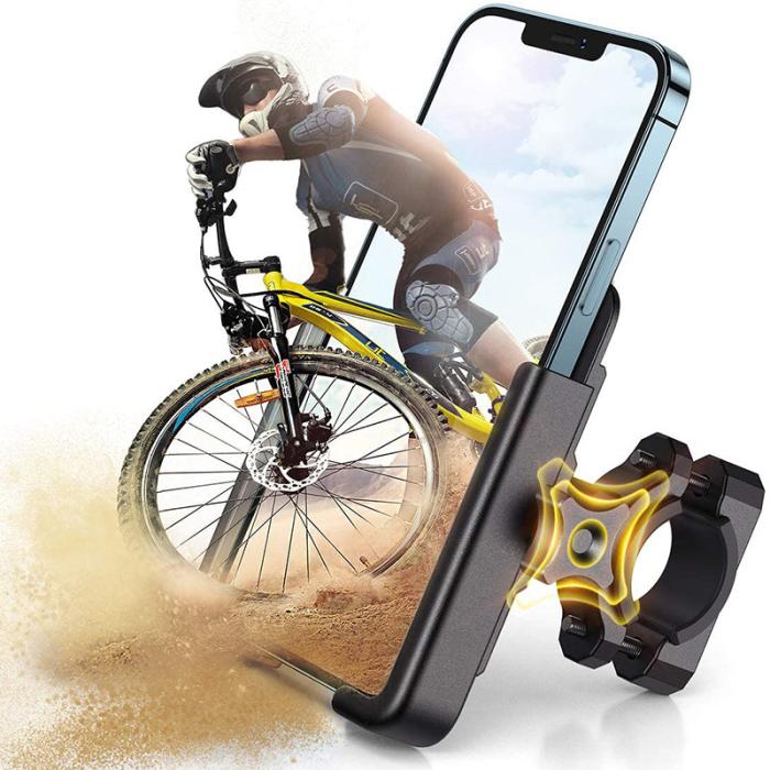 Wozinsky - Wozinsky Metal Bike Smartphone Styre Mount - Svart