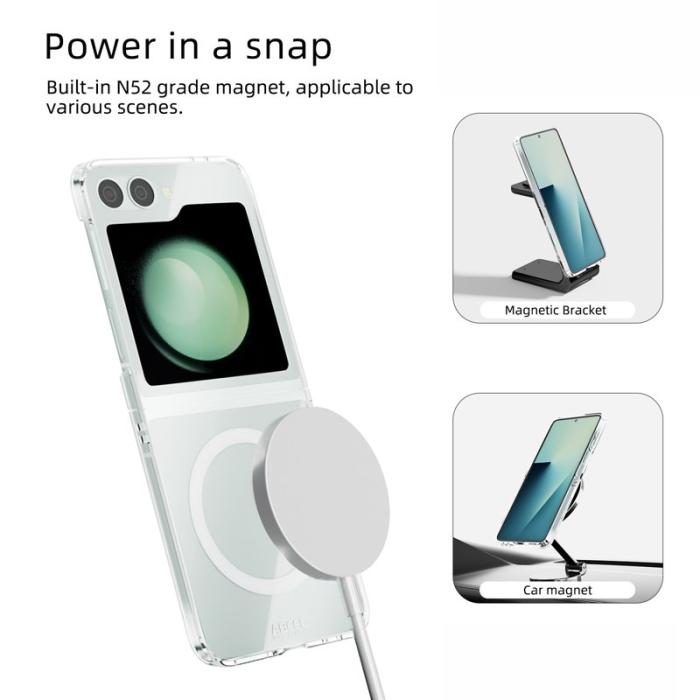 ABEEL - ABEEL Mobilskal till Samsung Galaxy Z Flip5 5G Klar PC Anti Scratch