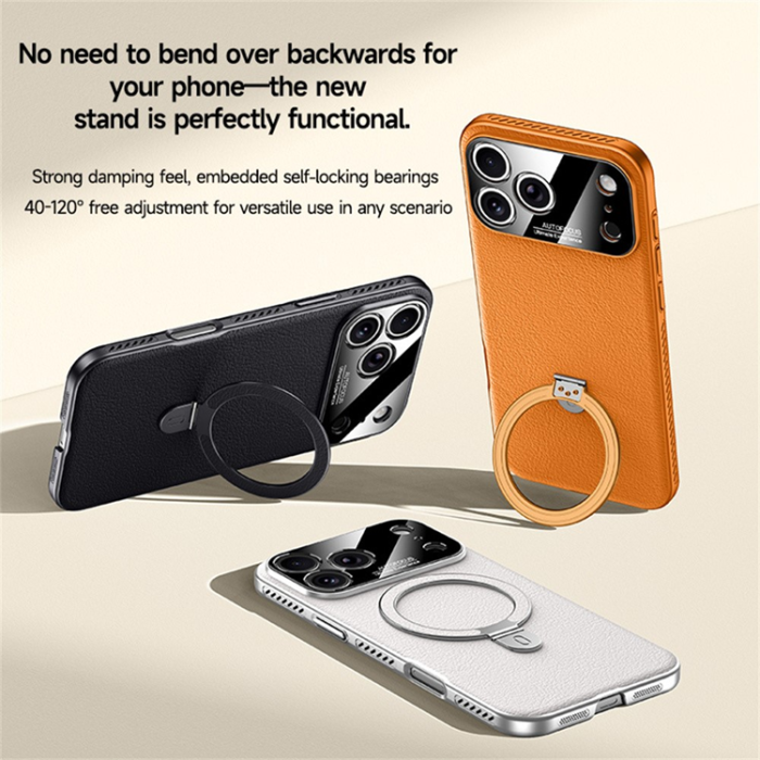 A-One Brand - iPhone 17 Pro Max Mobilskal MagSafe Kickstand Electroplated Cooling