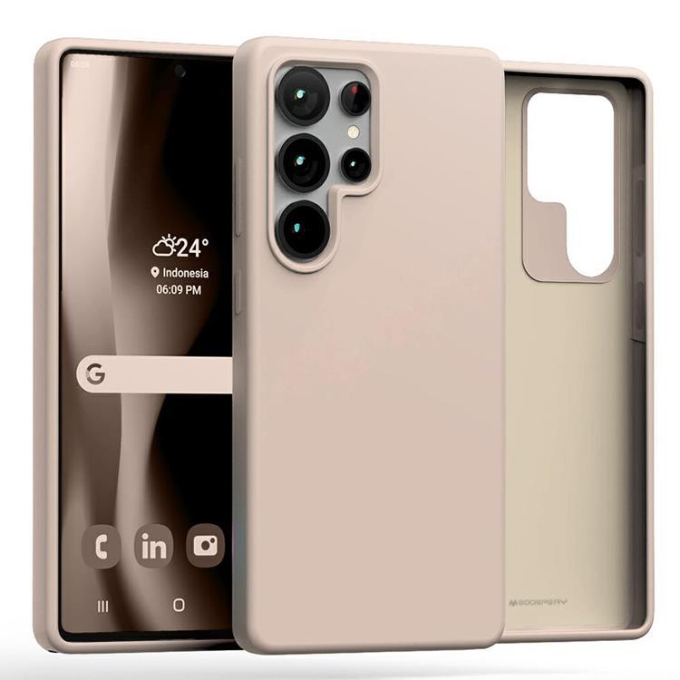 Mercury Galaxy S25 Ultra Mobilskal Silikon - Rosa Sand | 2353 | AlltMobil