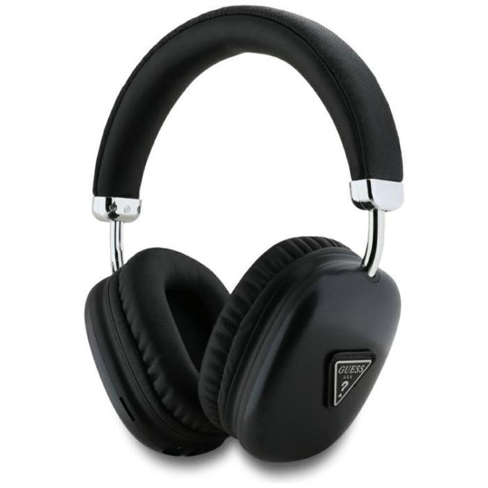 Guess - Guess Over-Ear Hörlurar Bluetooth 5.3 Metallic Triangle Logo - Svart