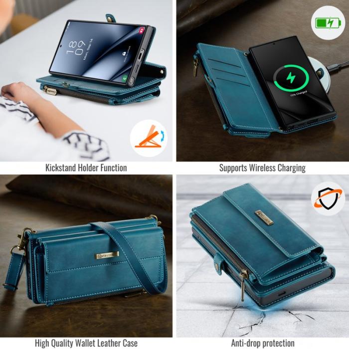 Caseme - CASEME C39 Mobilskal till Samsung Galaxy S24 Ultra RFID-Skydd Grön