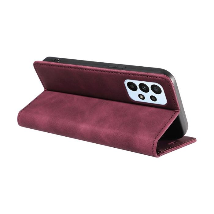 BETOPNICE - BETOPNICE 003 Samsung Galaxy A53 5G Plånboksfodral Konstläder - Röd