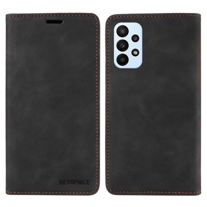 BETOPNICE - BETOPNICE 003 Samsung Galaxy A53 5G Plånboksfodral Konstläder - Svart