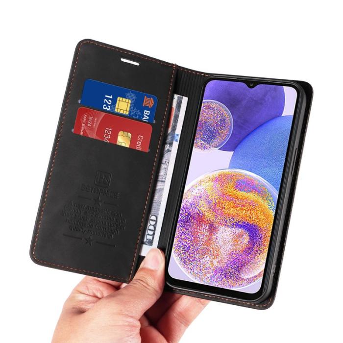 BETOPNICE - BETOPNICE 003 Samsung Galaxy A53 5G Plånboksfodral Konstläder - Svart