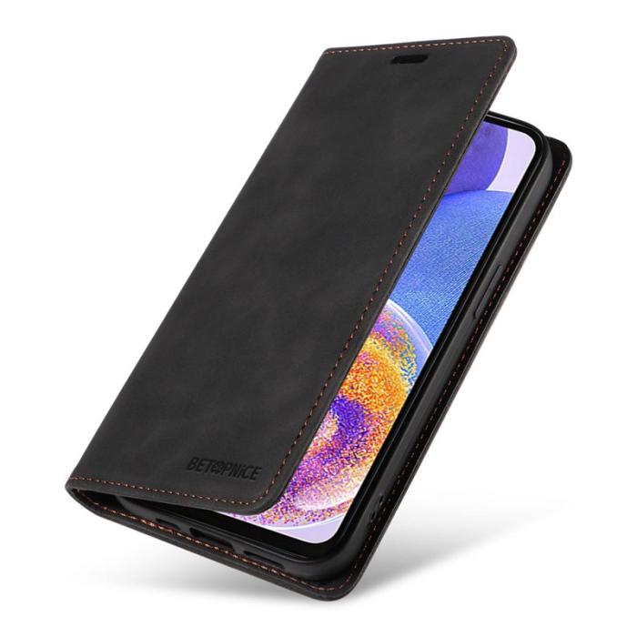 BETOPNICE - BETOPNICE 003 Samsung Galaxy A53 5G Plånboksfodral Konstläder - Svart
