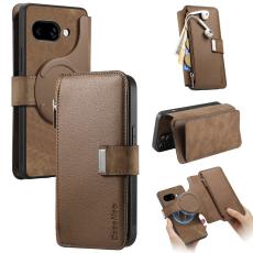 CASENEO - CASENEO Google Pixel 9a Pl&aring;nboksfodral MW-02 Konstl&auml;der - Brun